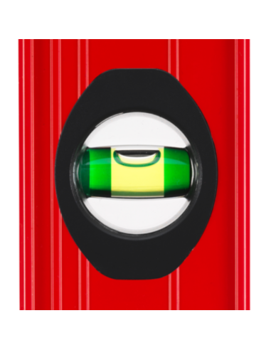 BIG RED 3 Livella In Alluminio 120 Cm Colore Rosso