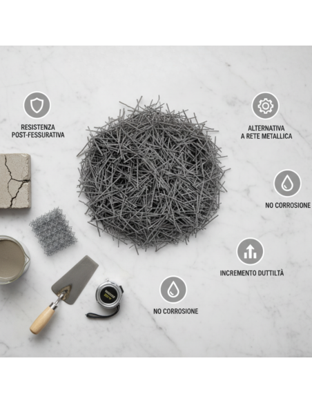 Mapeibre St30 Fibre Polimeriche Per Calcestruzzo 1 Kg