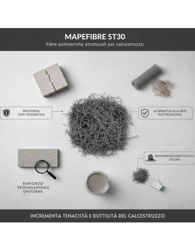 Mapeibre St30 Fibre Polimeriche Per Calcestruzzo 1 Kg