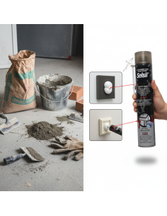 Schiuma Adesiva Manuale SAFM-865 Per Cappotto, Coppi E Cartongesso 750 ml 2