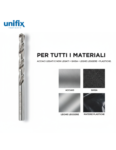 Punta Hss-G Profix Per Foratura Metalli Alta Precisione Blister 2 Pezzi