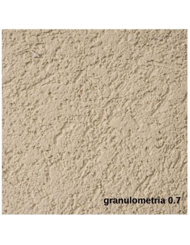 Rivestimento Spatolato Acrilsilossanico 0.7 Antialga Per Esterni