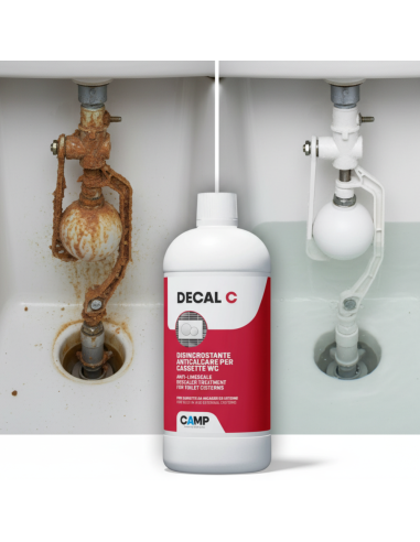 Kit 3 Pezzi Decal C Trattamento Disincrostante Anticalcare Per Wc 1 Litro