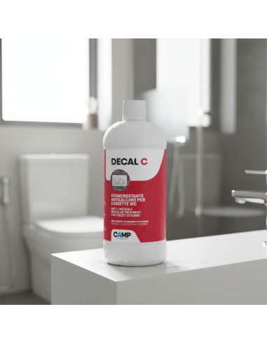 Kit 3 Pezzi Decal C Trattamento Disincrostante Anticalcare Per Wc 1 Litro