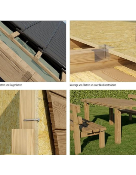 Viti Autoforanti Legno Performant TSP Diametro 3,5 mm Zincate Gialle 1000 pezzi