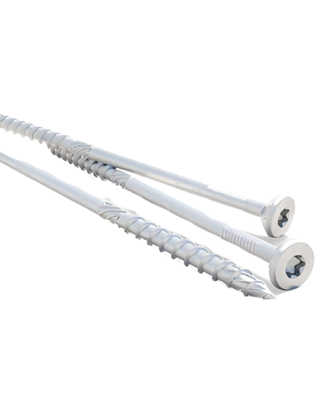 Viti autoforanti Legno Performant Blue Diametro 8,0 mm Acciaio Zincato Bianco 