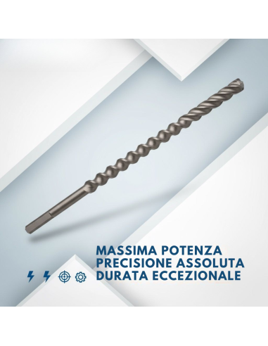 Punta Attacco Sds-Max Per Forare Calcestruzzo E Muratura