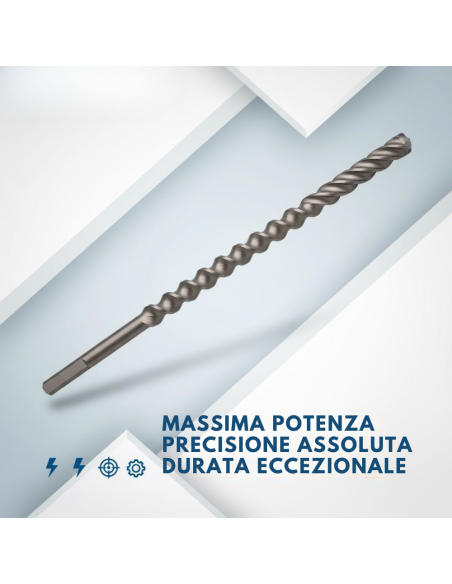 Punta Attacco Sds-Max Per Forare Calcestruzzo E Muratura