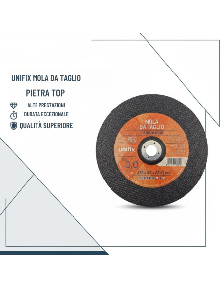 Mola Da Taglio Top Per Pietra E Marmo Ø 230 x 3,0 x 22 mm