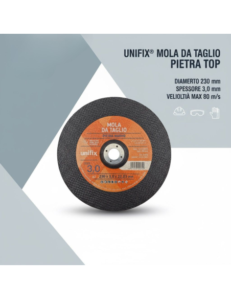 Mola Da Taglio Top Per Pietra E Marmo Ø 230 x 3,0 x 22 mm