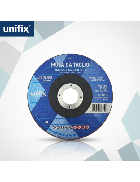 Disco Taglio Top Sottile per Acciaio Inox Lamiere Sottili e Materiale Plastici