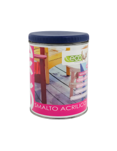 Ecolux Smalto Satinato Acrilico Ecologico Per Legno E Metallo