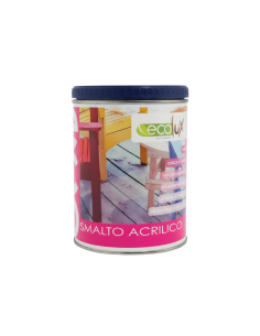 Ecolux Smalto Satinato Acrilico Ecologico Per Legno E Metallo 2