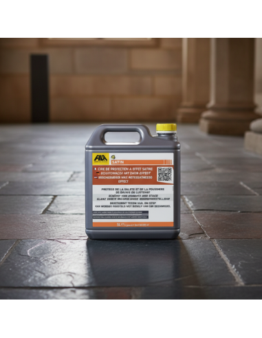SATIN Cera Protettiva Satinata Per Pavimenti In Pietra E Cotto 5 Litri