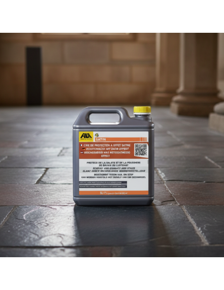SATIN Cera Protettiva Satinata Per Pavimenti In Pietra E Cotto 5 Litri