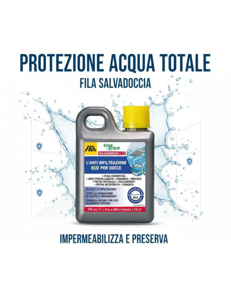 SALVADOCCIA Protettivo Anti Infiltrazione Per Doccia E Superfici Varie 375 Ml