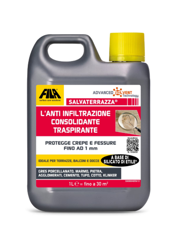 SALVATERRAZZA Protettivo Anti Infiltrazione Idrorepellente Consolidante