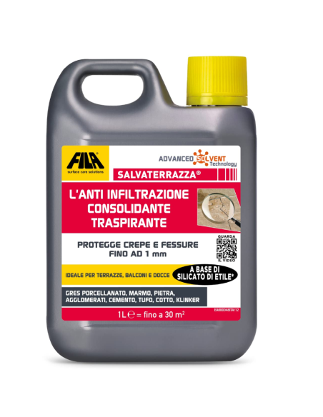SALVATERRAZZA Protettivo Anti Infiltrazione Idrorepellente Consolidante
