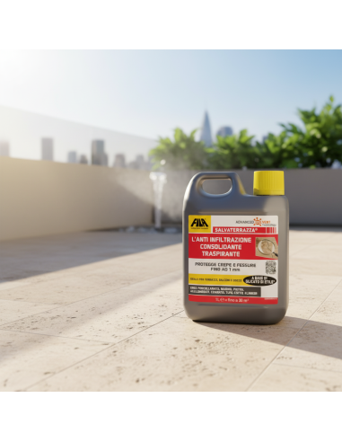 SALVATERRAZZA Protettivo Anti Infiltrazione Idrorepellente Consolidante