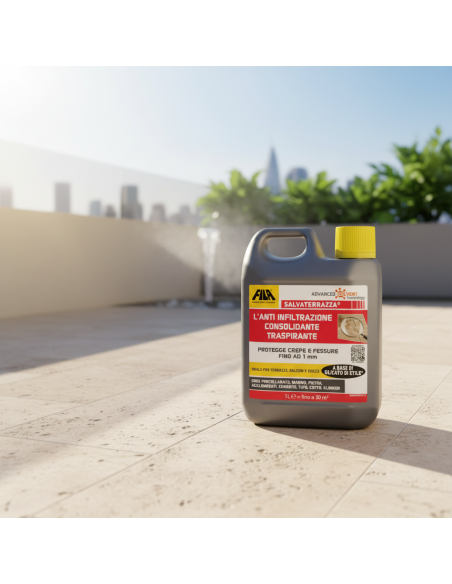 SALVATERRAZZA Protettivo Anti Infiltrazione Idrorepellente Consolidante