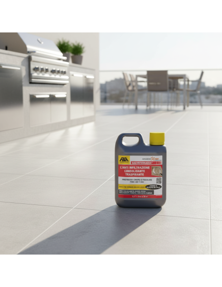SALVATERRAZZA Protettivo Anti Infiltrazione Idrorepellente Consolidante