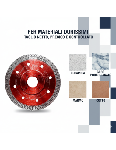 Disco Diamantato Per Gres E Clinker 115 Mm Di Alta Qualità