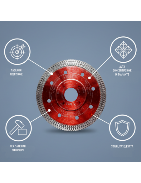 Disco Diamantato Per Gres E Clinker 115 Mm Di Alta Qualità