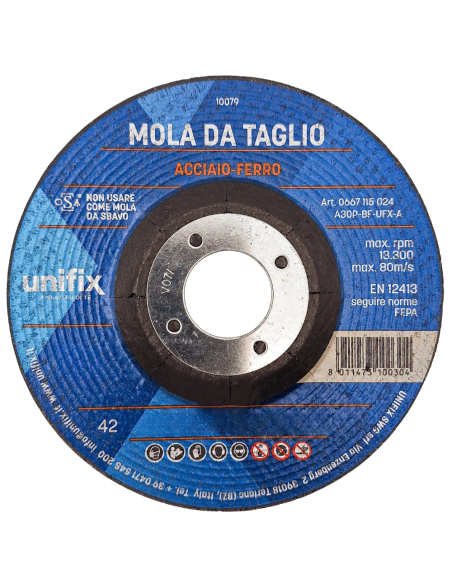 Disco Da Taglio Top Per Materiali Pieni Acciaio Ferro Tubi e Profilati 
