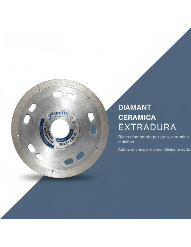 Diamant Ceramica Extradura Per Piastrelle Ceramiche E Materiali Speciali Ø 115 mm Spessore 1,1 cm