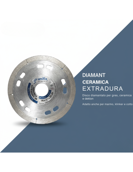 Diamant Ceramica Extradura Per Piastrelle Ceramiche E Materiali Speciali Ø 115 mm Spessore 1,1 cm