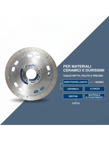 Diamant Ceramica Extradura Per Piastrelle Ceramiche E Materiali Speciali Ø 115 mm Spessore 1,1 cm