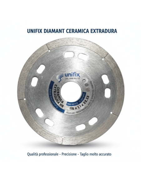 Diamant Ceramica Extradura Per Piastrelle Ceramiche E Materiali Speciali Ø 115 mm Spessore 1,1 cm