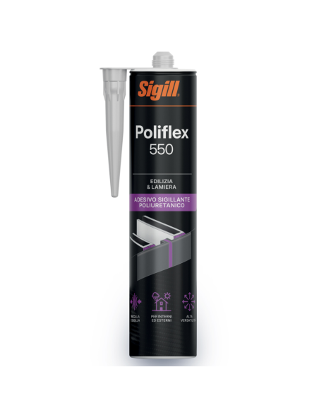Sigillante Elastico Poliflex 550 Professionale Da 310 Ml