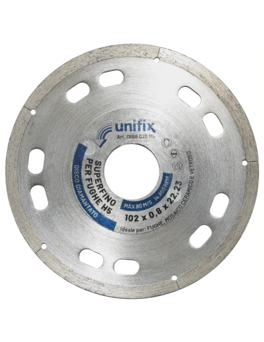 Diamant Superfino Per Fughe E Mosaico Ceramico Di Alta Precisione Ø 102 x 22,2 x 0,8  mm