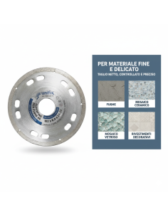 Diamant Superfino Per Fughe E Mosaico Ceramico Di Alta Precisione Ø 102 x 22,2 x 0,8  mm 2