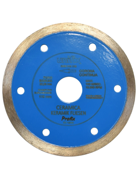 Disco Diamantato Ceramica Per Taglio Preciso Di Piastrelle Ø 115 x 1.6 mm