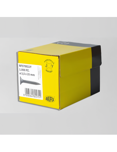 Viti Autofilettanti Doppia Punta Per Cartongesso Top Quality Ø 3,5x25 mm 1000 pz