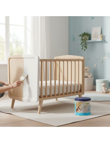 Ecolux Sottosmalto Acrilico Fondo Riempitivo Legno Bianco