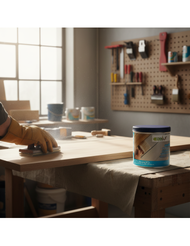 Ecolux Sottosmalto Acrilico Fondo Riempitivo Legno Bianco