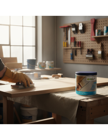 Ecolux Sottosmalto Acrilico Fondo Riempitivo Legno Bianco