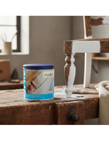 Ecolux Sottosmalto Acrilico Fondo Riempitivo Legno Bianco