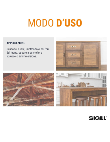 Complet Antitarlo Per Legno Fungicida Inodore 500 ml