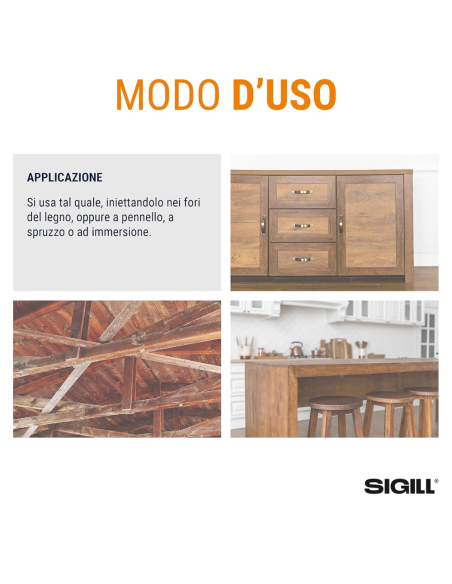 Complet Antitarlo Per Legno Fungicida Inodore 500 ml