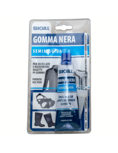 Gomma Nera Semiliquida Per Riparazioni E Ricostruzioni Professionali 60 ml