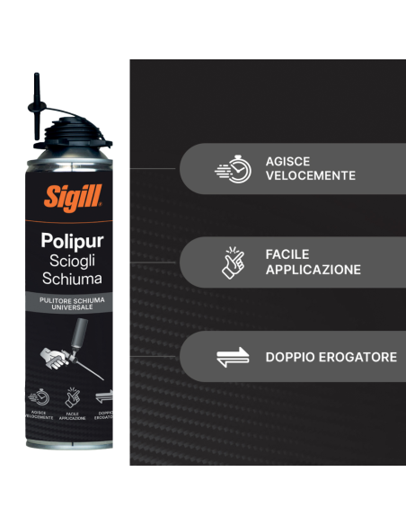 Scioglischiuma Matic Pulitore Per Schiume Poliuretaniche 500 ml 