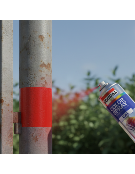 Vernice Acrilica Spray Bomboletta Smalto 400ml Rosso Traffico