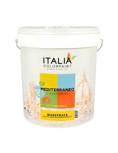 Idropittura Quarzo Acrilsilossanico Mediterraneo Maestrale Bianco - Italia ColorPaint