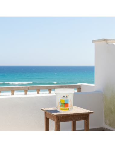 Idropittura Quarzo Acrilsilossanico Mediterraneo Maestrale Bianco Italia ColorPaint - foto 4
