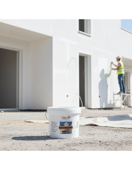 Fibrofond M Coprente Consolidante Per Esterni Traspirante Bianco Italia ColorPaint - foto 4