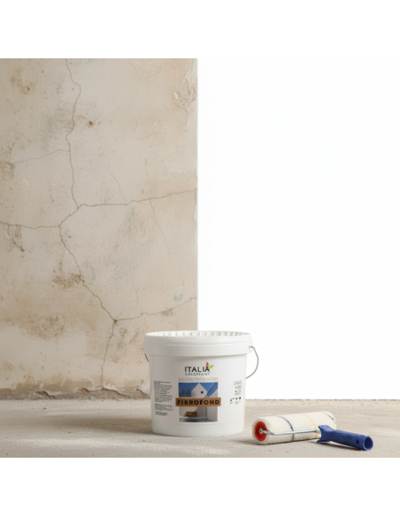 Fibrofond M Coprente Consolidante Per Esterni Traspirante Bianco Italia ColorPaint - foto 5